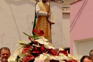 San Ignacio de Loyola se despide de sus fiestas en La Majadilla-Telde (Foto Francisco Javier Santana)